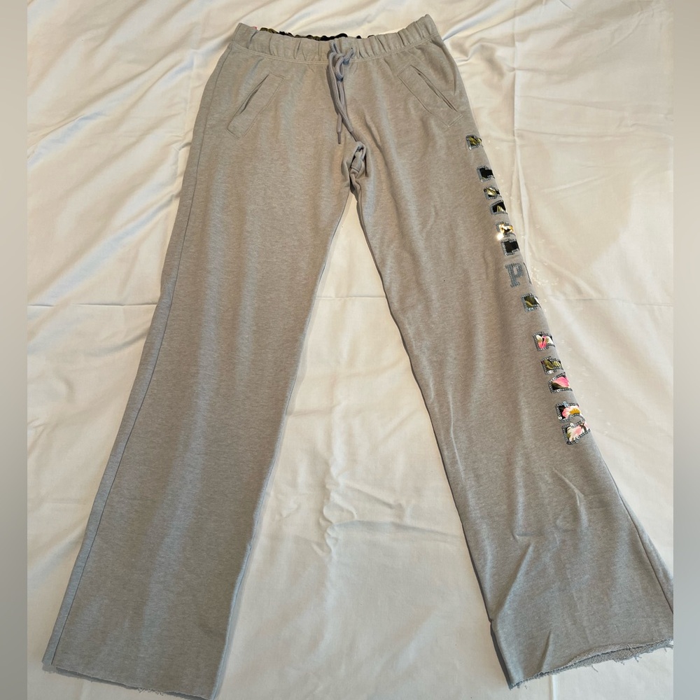 PINK Sweats 
Gray
Size XS
BNWT